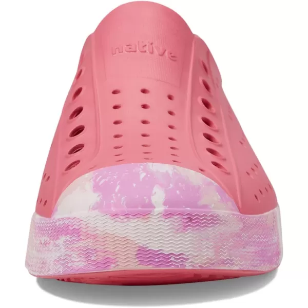 Native Shoes Jefferson Sugarlite Marbled Unisex Slip-On Shoes – Round Toe – Perforated Synthetic Upper