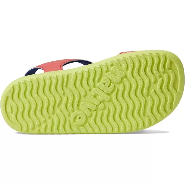 Native Shoes Kids Charley Sugarlite Sandals for Little Kid - Man-Made Upper and Lining, Hook-Loop Closure, and Open Round Toe Style