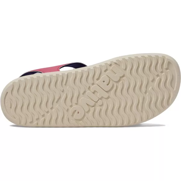 Native Shoes Kids Charley Sugarlite Sandals for Little Kid - Man-Made Upper and Lining, Hook-Loop Closure, and Open Round Toe Style