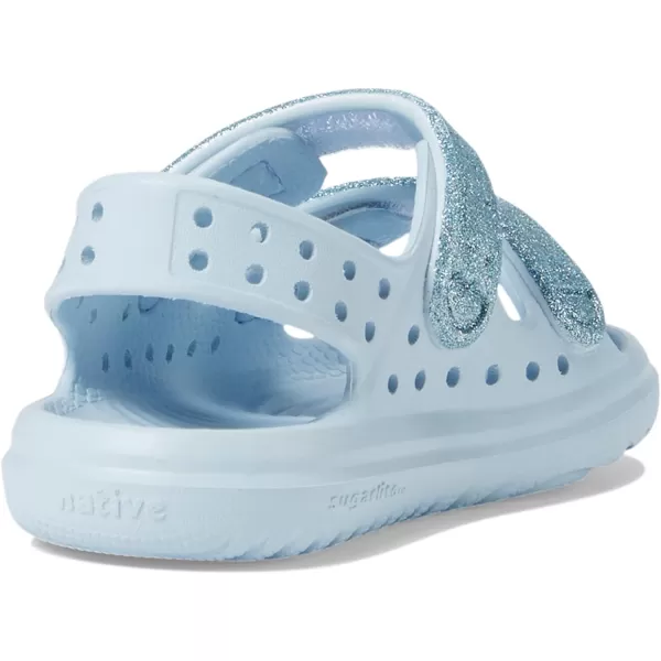 Native Shoes Kids Chase Bling  - Sandals for Kids - Synthetic Upper - Secure Hook &amp; Loop Closure