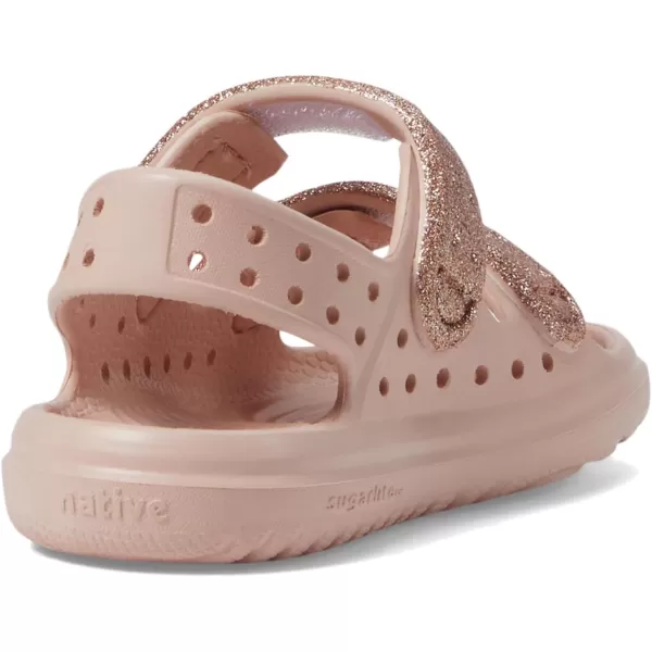 Native Shoes Kids Chase Bling  - Sandals for Kids - Synthetic Upper - Secure Hook &amp; Loop Closure