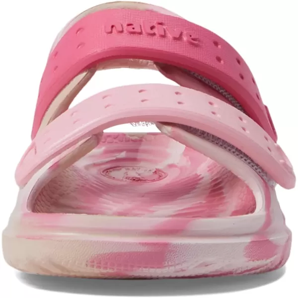 Native Shoes Kids Chase Marbled  - Sandals for Kids - Synthetic Upper - Synthetic Lining and Outsole