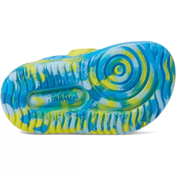 Native Shoes Kids Chase Marbled  - Sandals for Kids - Synthetic Upper - Synthetic Lining and Outsole