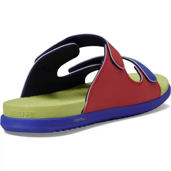 Native Shoes Kids Frankie Sugarlite Flat Sandals for Little Kid - Satin PU and EVA Upper, Round Toe Design, Casual, and Comfortable
