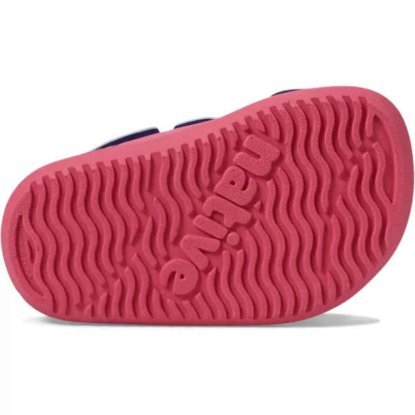 Native Shoes Kids Frankie Sugarlite Flat Sandals for Little Kid - Satin PU and EVA Upper, Round Toe Design, Casual, and Comfortable