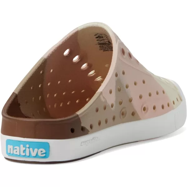 Native Shoes Kids Jefferson Clog Marble  - Clogs for Kids - Synthetic Upper and Outsole