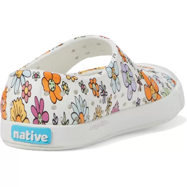 Native Shoes Kids Jefferson Juniper Print  - Shoes for Kids - Round Toe Shape - Synthetic Outsole