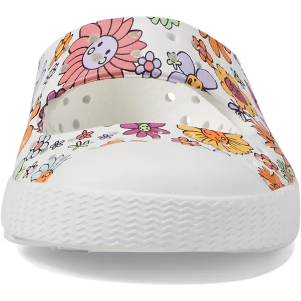 Native Shoes Kids Jefferson Juniper Print  - Shoes for Kids - Round Toe Shape - Synthetic Outsole