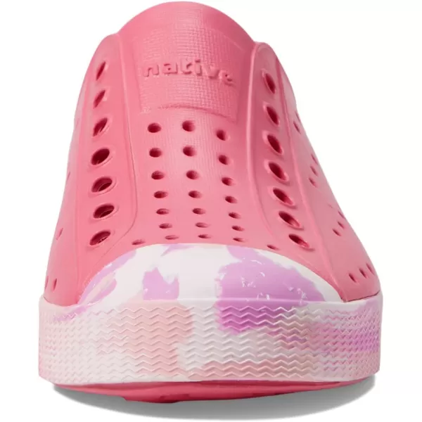 Native Shoes Kids Jefferson Sugarlite Marbled Slip-On Shoes for Kids – Perforated Upper – Vegan Friendly