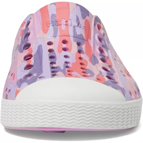 Native Shoes Kids Jefferson Sugarlite Print Slip-On Sneakers for Kids – Perforated Upper – Vegan Friendly