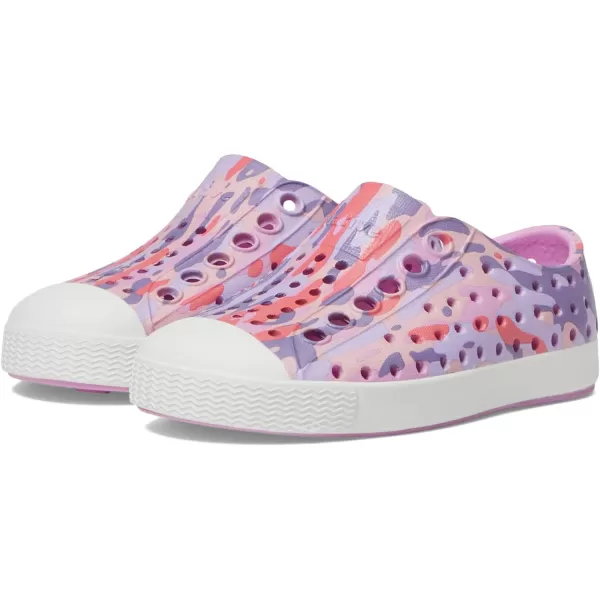 Native Shoes Kids Jefferson Sugarlite Print Slip-On Sneakers for Kids – Perforated Upper – Vegan Friendly
