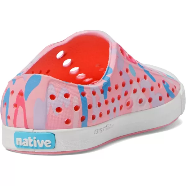 Native Shoes Kids Jefferson Sugarlite Print Slip-On Sneakers for Kids – Perforated Upper – Vegan Friendly