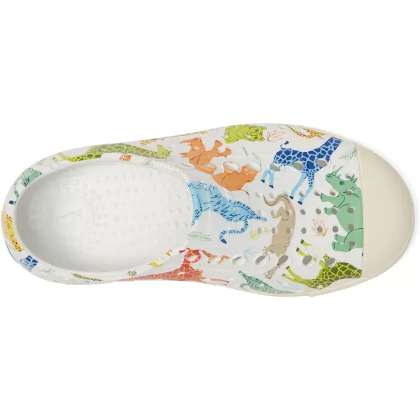 Native Shoes Kids Jefferson Sugarlite Print Slip-On Sneakers for Kids – Perforated Upper – Vegan Friendly