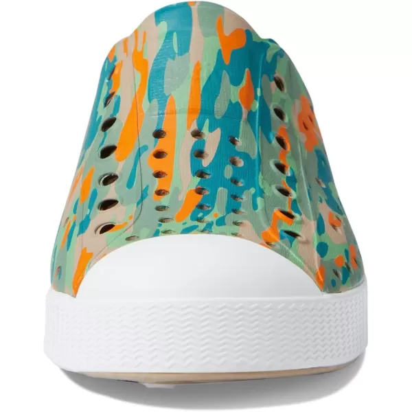 Native Shoes Kids Jefferson Sugarlite Print Slip-On Sneakers for Kids – Perforated Upper – Vegan Friendly