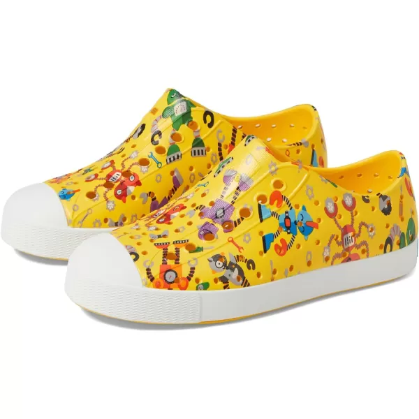 Native Shoes Kids Jefferson Sugarlite Print Slip-On Sneakers for Kids – Perforated Upper – Vegan Friendly