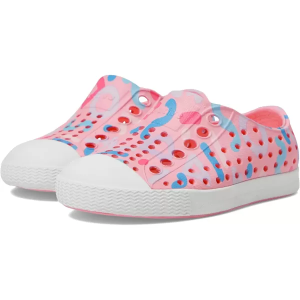 Native Shoes Kids Jefferson Sugarlite Print Slip-On Sneakers for Kids – Perforated Upper – Vegan Friendly