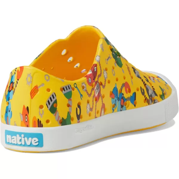 Native Shoes Kids Jefferson Sugarlite Print Slip-On Sneakers for Kids – Perforated Upper – Vegan Friendly