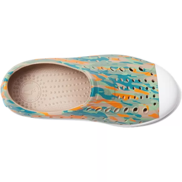 Native Shoes Kids Jefferson Sugarlite Print Slip-On Sneakers for Kids – Perforated Upper – Vegan Friendly