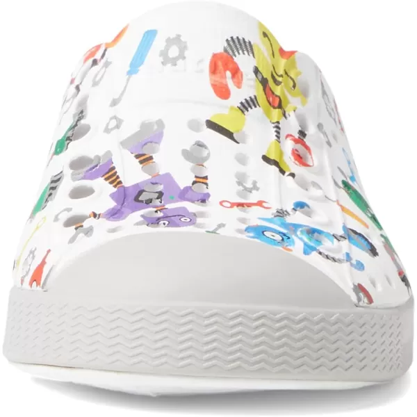 Native Shoes Kids Jefferson Sugarlite Print Slip-On Sneakers for Kids – Perforated Upper – Vegan Friendly