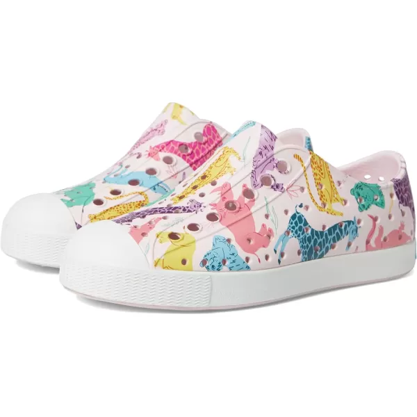 Native Shoes Kids Jefferson Sugarlite Print Slip-On Sneakers for Kids – Perforated Upper – Vegan Friendly