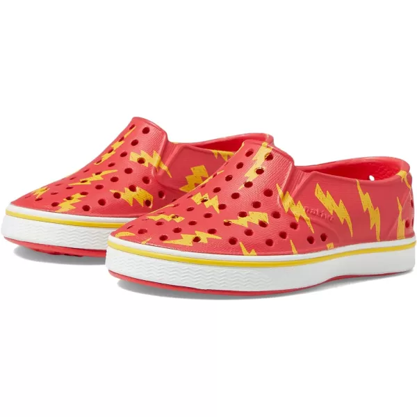 Native Shoes Kids Miles Sugarlite Print Sneakers for Toddler - Perforated Upper with Colorful Prints, and Round Toe Design