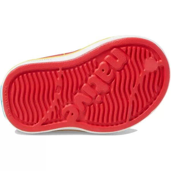 Native Shoes Kids Miles Sugarlite Print Sneakers for Toddler - Perforated Upper with Colorful Prints, and Round Toe Design