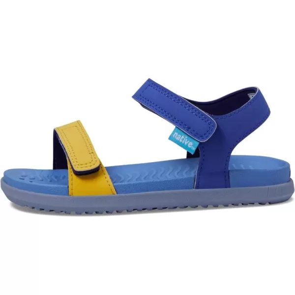 Native Shoes Kids Charley Sugarlite Sandals for Little Kid - Man-Made Upper and Lining, Hook-Loop Closure, and Open Round Toe Style