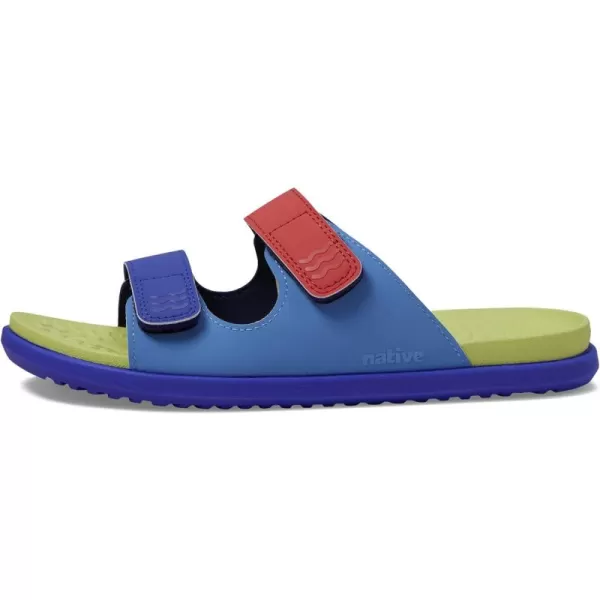 Native Shoes Kids Frankie Sugarlite Flat Sandals for Little Kid - Satin PU and EVA Upper, Round Toe Design, Casual, and Comfortable