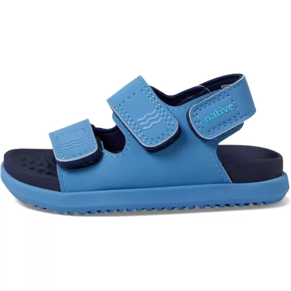 Native Shoes Kids Frankie Sugarlite Flat Sandals for Little Kid - Satin PU and EVA Upper, Round Toe Design, Casual, and Comfortable