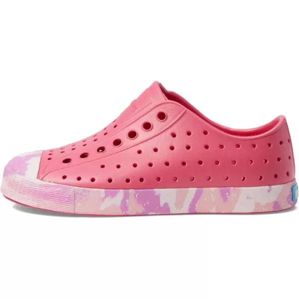 Native Shoes Kids Jefferson Sugarlite Marbled Slip-On Shoes for Kids – Perforated Upper – Vegan Friendly