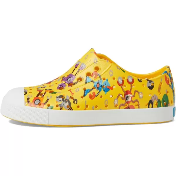 Native Shoes Kids Jefferson Sugarlite Print Slip-On Sneakers for Kids – Perforated Upper – Vegan Friendly