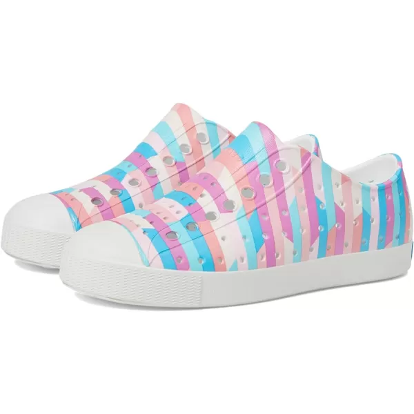 Native Shoes Kids Jefferson Sugarlite Print Slip-On Sneakers for Kids – Perforated Upper – Vegan Friendly