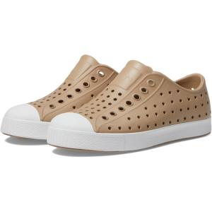 imageNative Shoes Kids Jefferson SlipOn ShoeFlax TanShell White