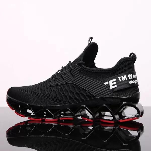 Chopben Men's Running Shoes Blade Non Slip Fashion Sneakers Breathable Mesh Soft Sole Casual Athletic Walking Shoes
