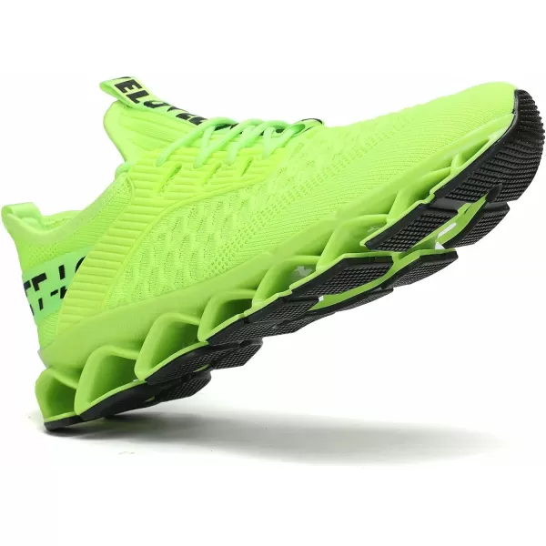 Chopben Men's Running Shoes Blade Non Slip Fashion Sneakers Breathable Mesh Soft Sole Casual Athletic Walking Shoes