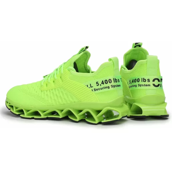 Chopben Men's Running Shoes Blade Non Slip Fashion Sneakers Breathable Mesh Soft Sole Casual Athletic Walking Shoes