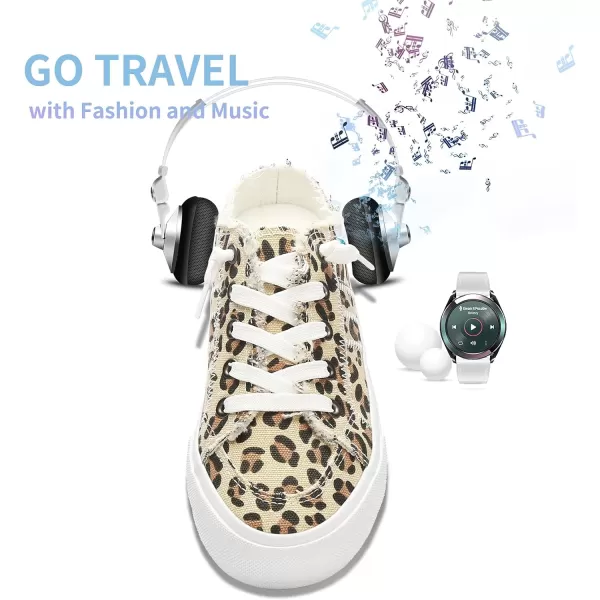 Obtaom Women Canvas Mules Memory Foam Clipper Fashion Sneakers Comfortable Slip-On Mule Backless Holiday Shoes