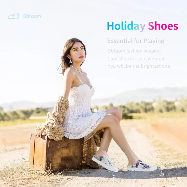 Obtaom Women Canvas Mules Memory Foam Clipper Fashion Sneakers Comfortable Slip-On Mule Backless Holiday Shoes