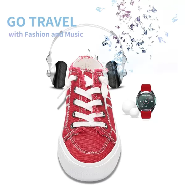 Obtaom Women Canvas Mules Memory Foam Clipper Fashion Sneakers Comfortable Slip-On Mule Backless Holiday Shoes