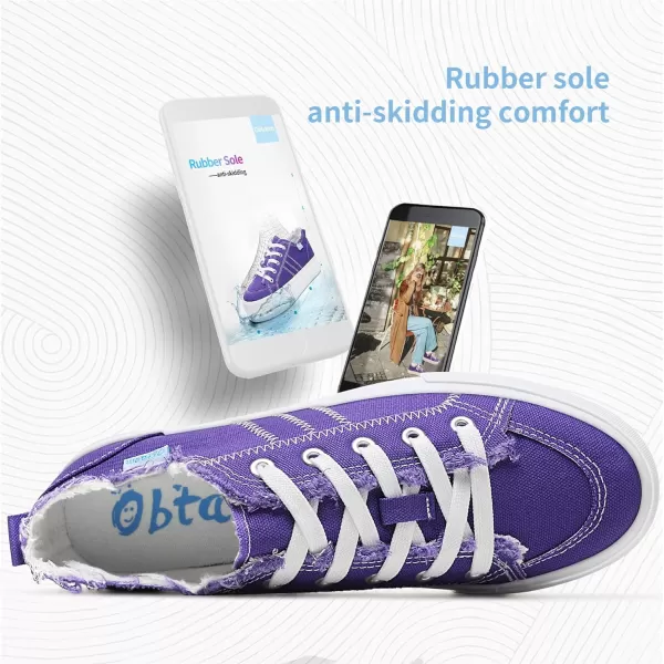 Obtaom Women Platform Canvas Sneakers White Comfort Play Fashion Sneakers Casual Lift Platform Lace Up Shoes Cute Low Top Walking Shoes for Lady