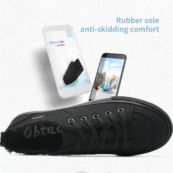 Obtaom Women Platform Canvas Sneakers White Comfort Play Fashion Sneakers Casual Lift Platform Lace Up Shoes Cute Low Top Walking Shoes for Lady