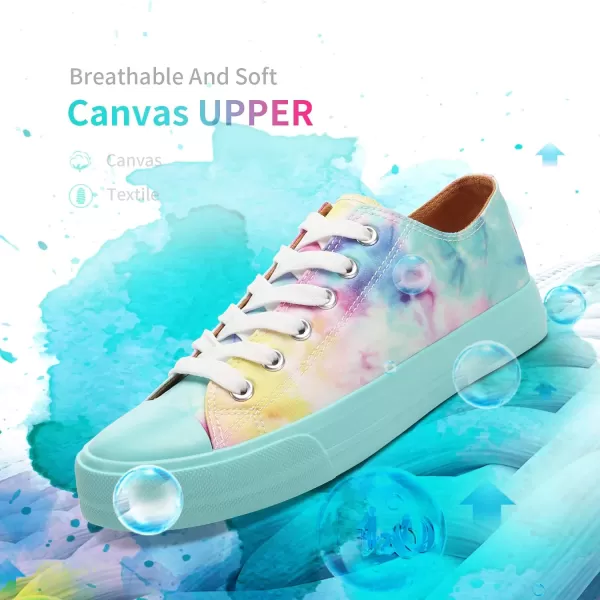 Obtaom Women’s Canvas Shoes Low Top Fashion Sneakers Slip on Walking Shoe