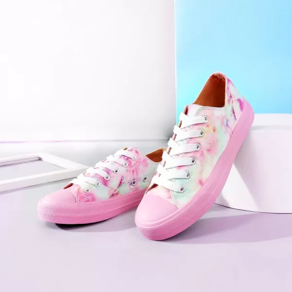 Obtaom Women’s Canvas Shoes Low Top Fashion Sneakers Slip on Walking Shoe