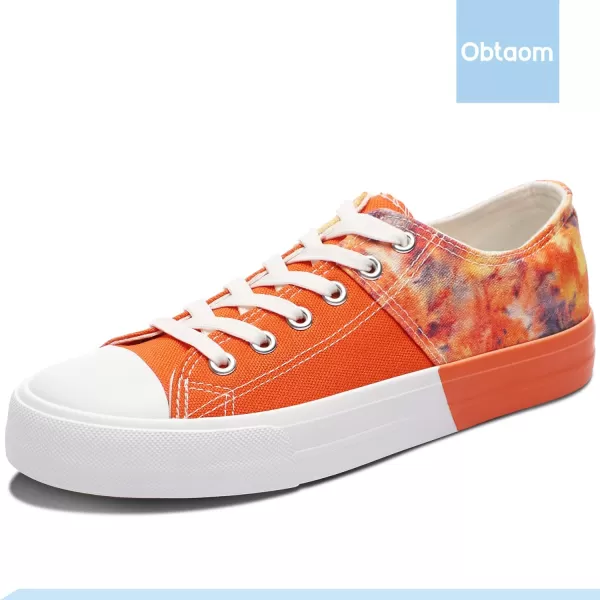Obtaom Women’s Canvas Shoes Low Top Fashion Sneakers Slip on Walking Shoe