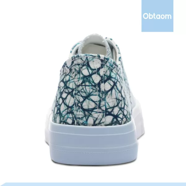 Obtaom Women’s Canvas Shoes Low Top Fashion Sneakers Slip on Walking Shoe