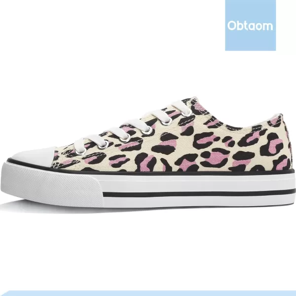 Obtaom Women’s Canvas Shoes Low Top Fashion Sneakers Slip on Walking Shoe