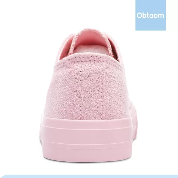 Obtaom Women’s Canvas Shoes Low Top Fashion Sneakers Slip on Walking Shoe