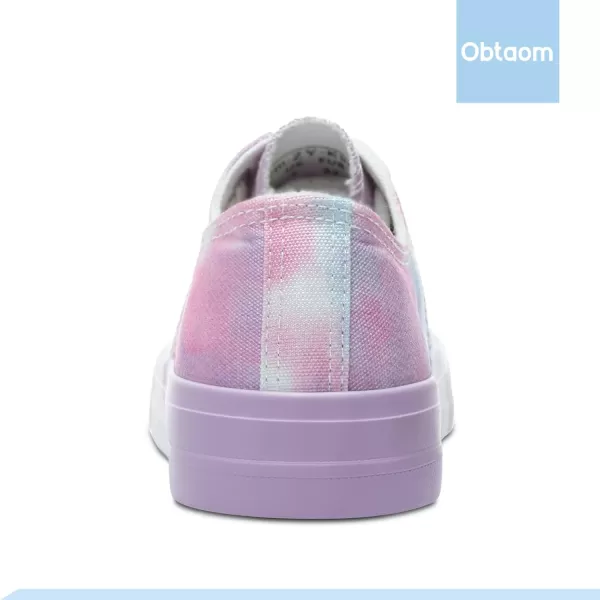 Obtaom Women’s Canvas Shoes Low Top Fashion Sneakers Slip on Walking Shoe