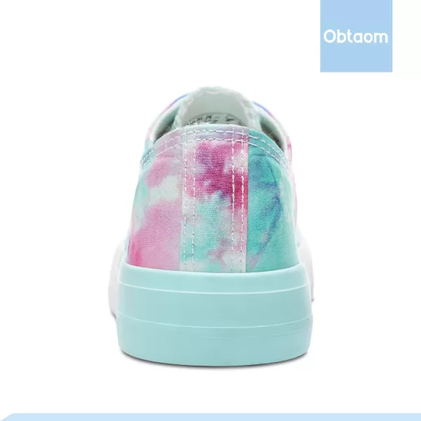 Obtaom Women’s Canvas Shoes Low Top Fashion Sneakers Slip on Walking Shoe