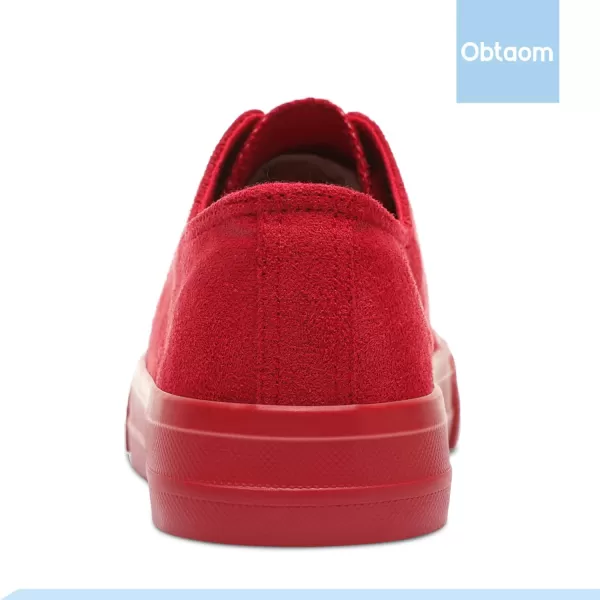 Obtaom Women’s Canvas Shoes Low Top Fashion Sneakers Slip on Walking Shoe